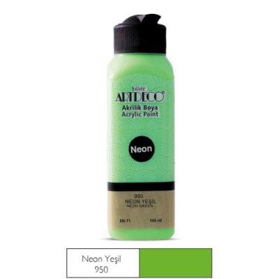 Artdeco Neon Akrilik Boya 140ml Neon Yeşil 950