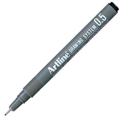Artline Drawing System 0.5 Çizim Kalemi Uç 0.5mm Siyah