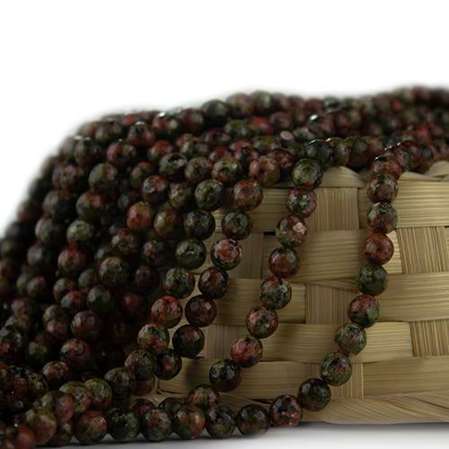 Azurit Taşı Doğal Taş Dizisi Fasetli 8 mm