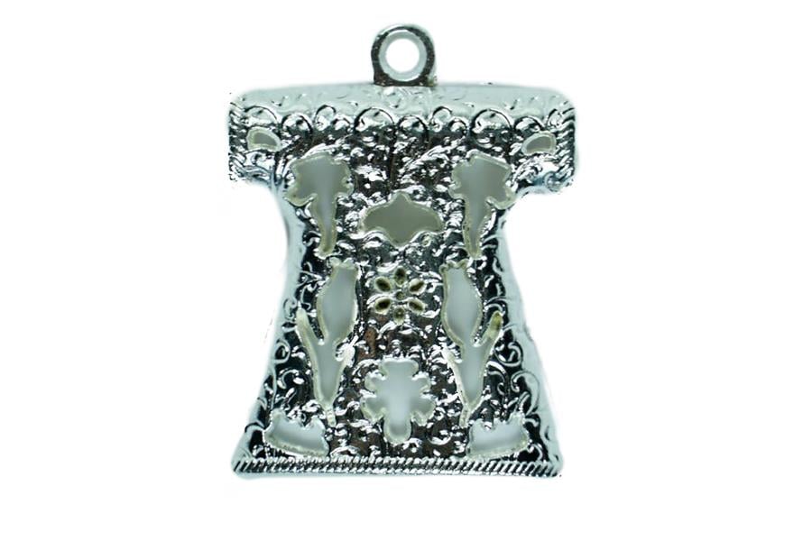 Beyaz Metal Kaftan 01