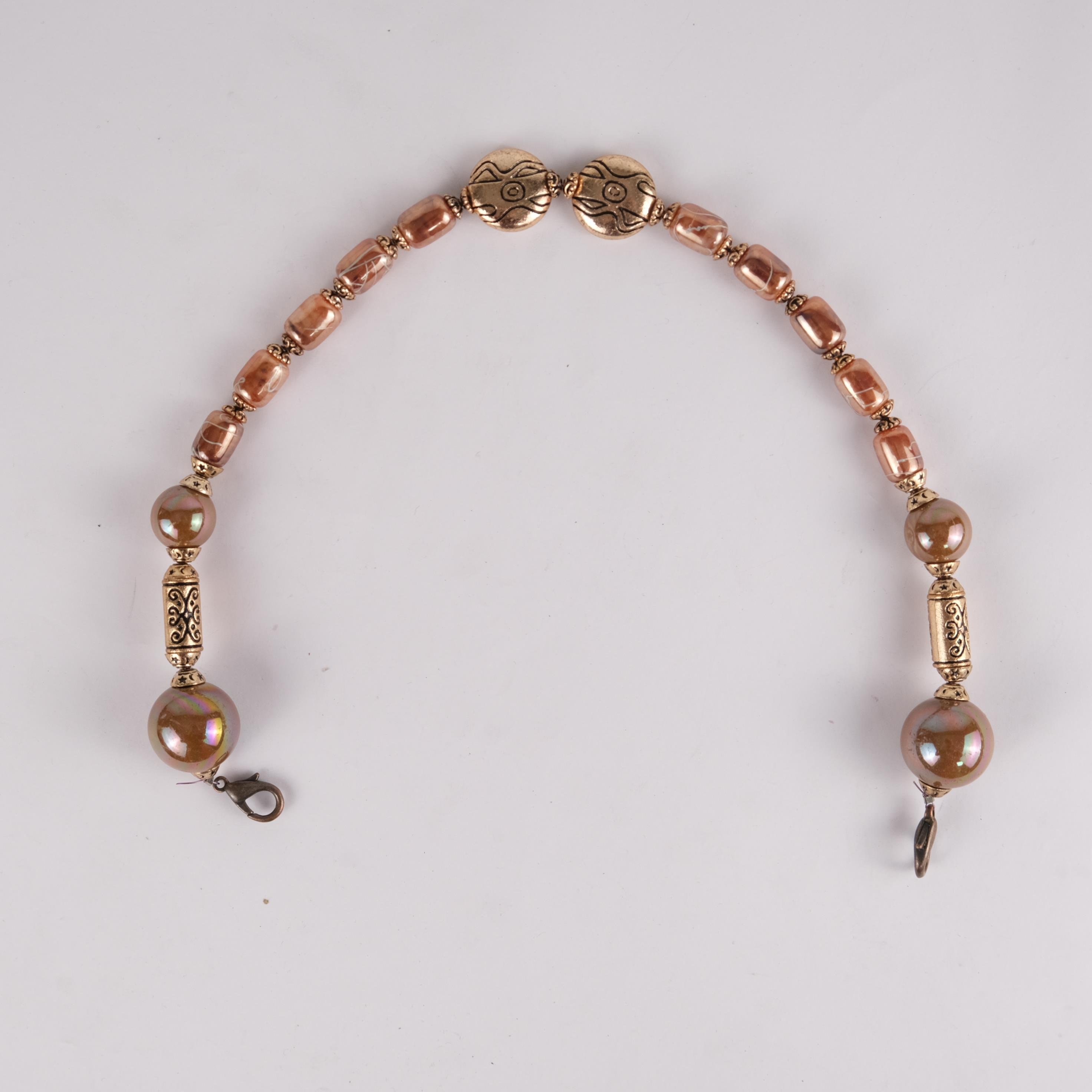 Boncuklu Çanta Sapı 42 cm Model-2