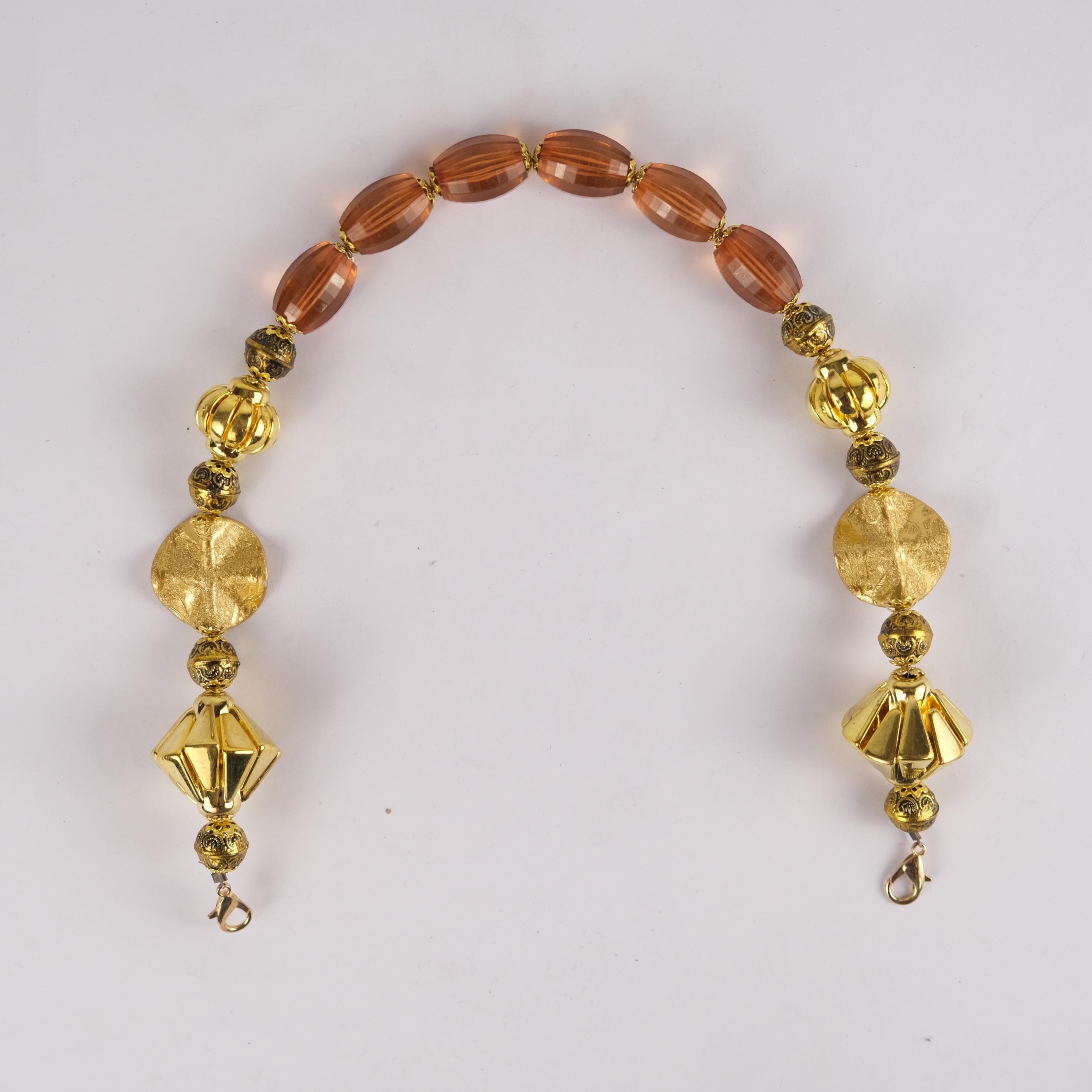 Boncuklu Çanta Sapı 44 cm Model-6