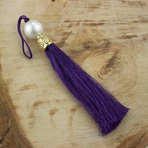 Boncuklu Püskül 12 cm BP-09 1 Adet