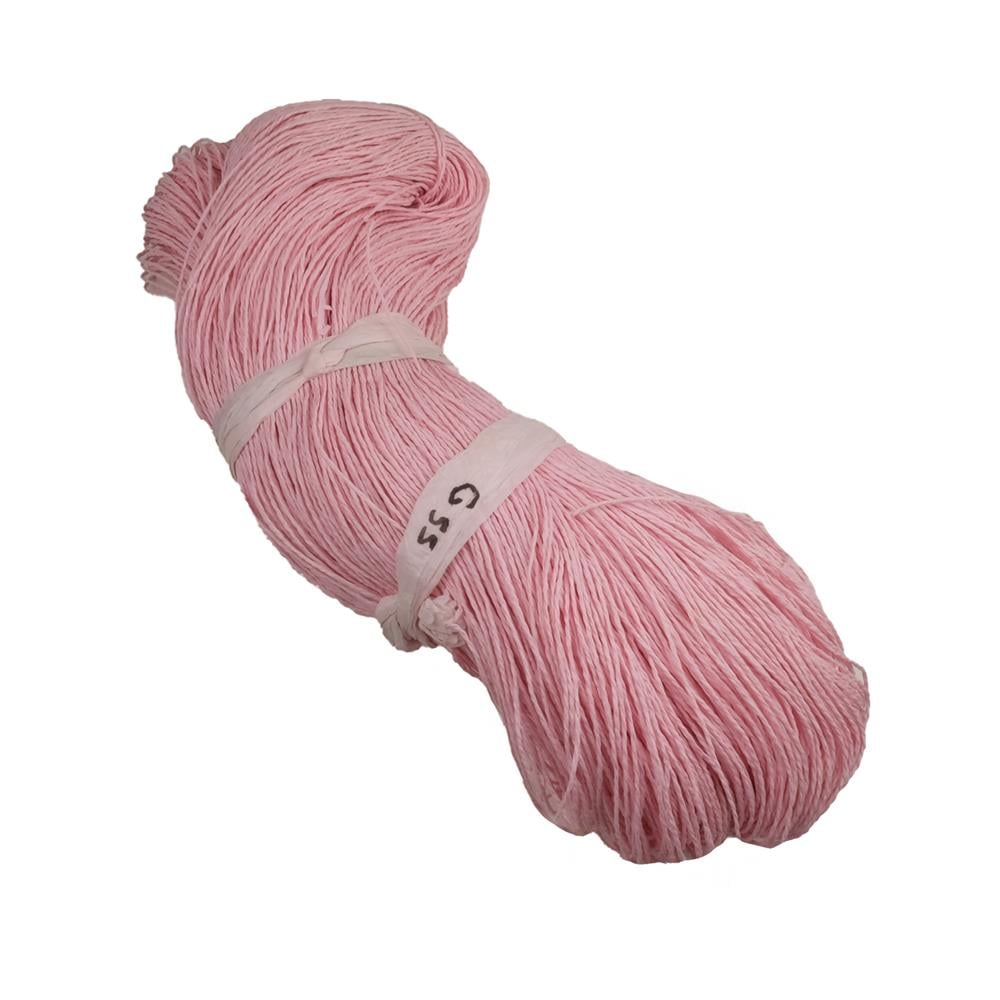 Çile Kağıt İp Çanta ve Hobi El Örgü İpi G55 Pembe
