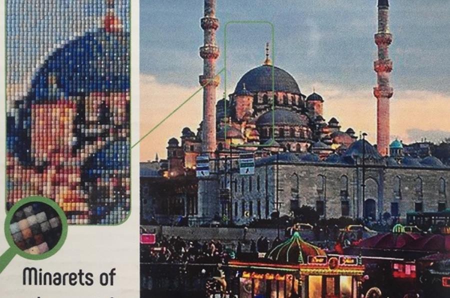 Collection Dart Elmas Nakışı Taş Yapıştırma Eminönü Yeni Camii DE901