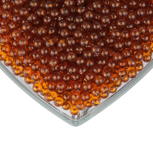 Deliksiz Kabak Boncuğu 6 mm 100 gr Kahverengi