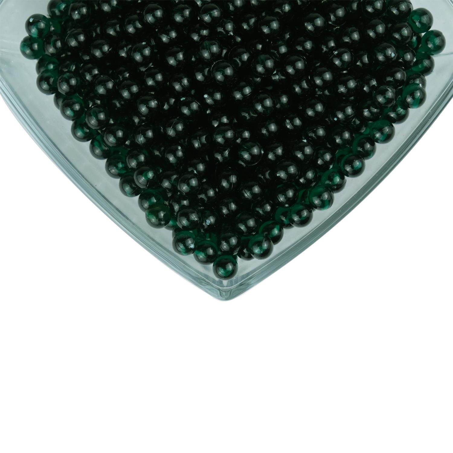 Deliksiz Kabak Boncuğu 8 mm 100 gr Haki Yeşil