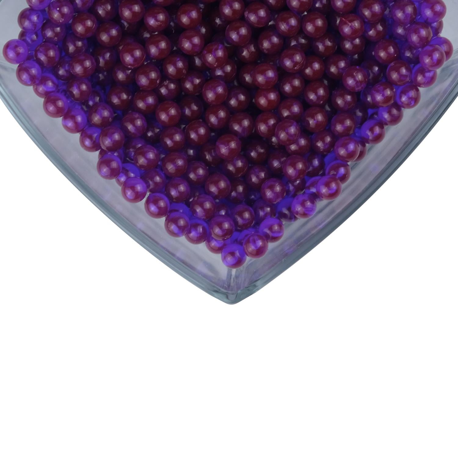 Deliksiz Kabak Boncuğu 8 mm 100 gr Mor
