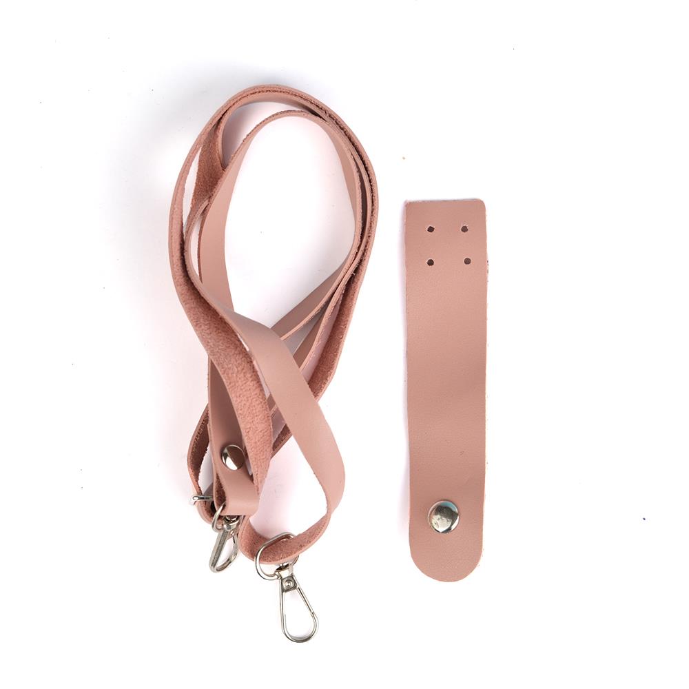 Deri Cüzdan Yapım Seti Pembe