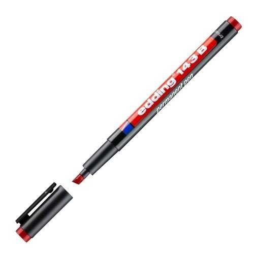 Edding 143 B Asetat Kalemi Permanent Kırmızı