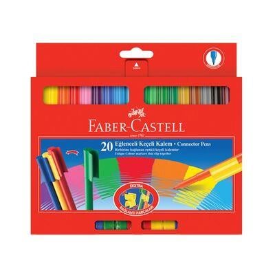 Faber Castell 112000 Eğlenceli Keçeli Kalem 20li