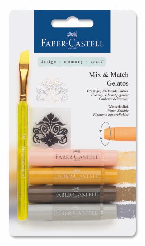 Faber Castell Gelato Mum Boya Doğal Tonlar 4 renk