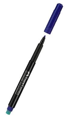 Faber-Castell Permanent S Mavi Asetat Kalemi