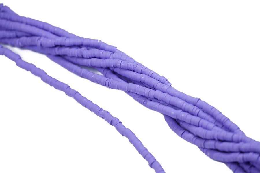 Fimo Boncuk Dizisi 6 mm | Mor