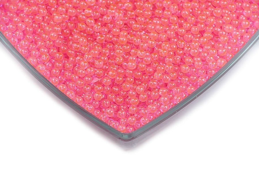Fosforlu Pembe Deliksiz Kabak Boncuğu 4 mm