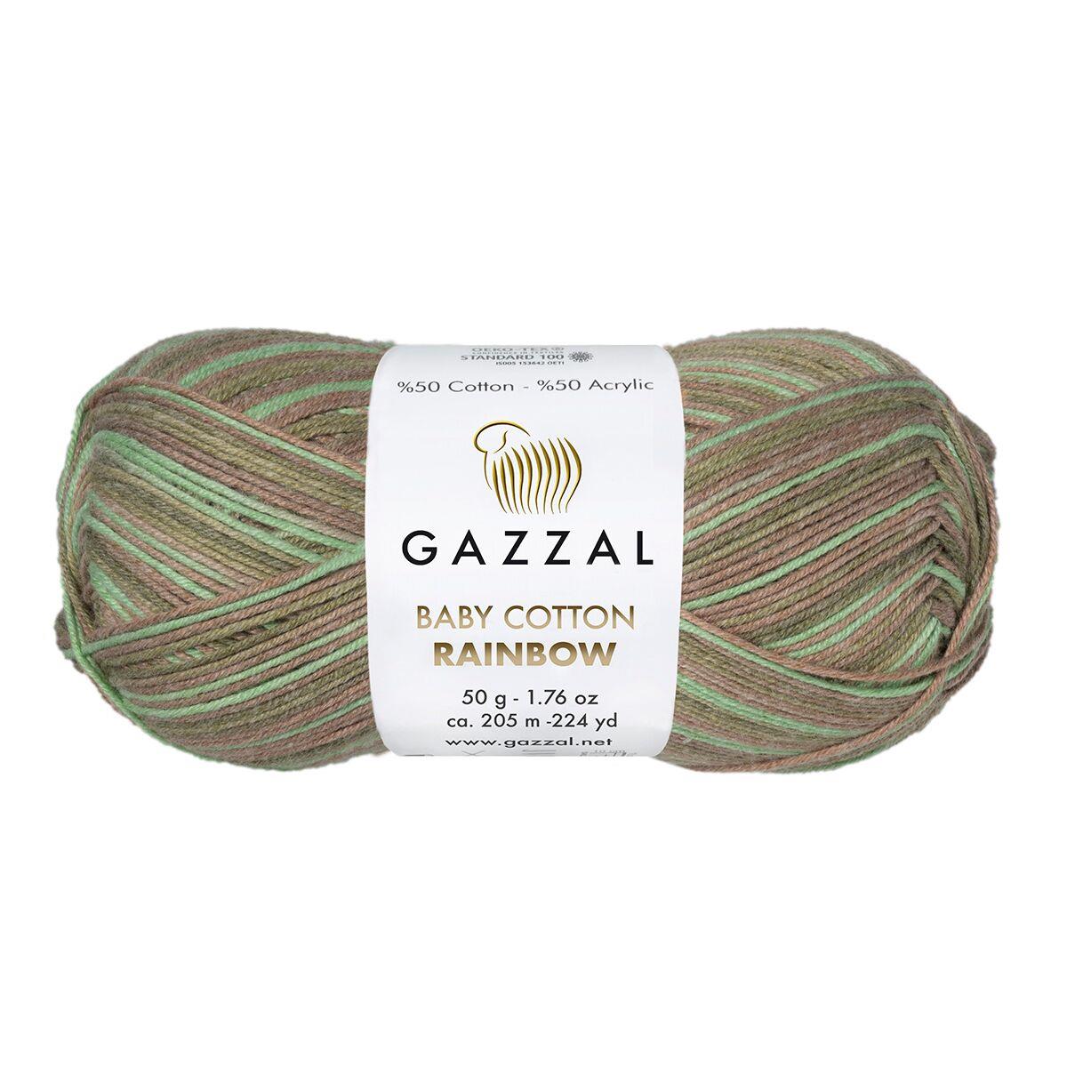 Gazzal Baby Cotton Rainbow 478