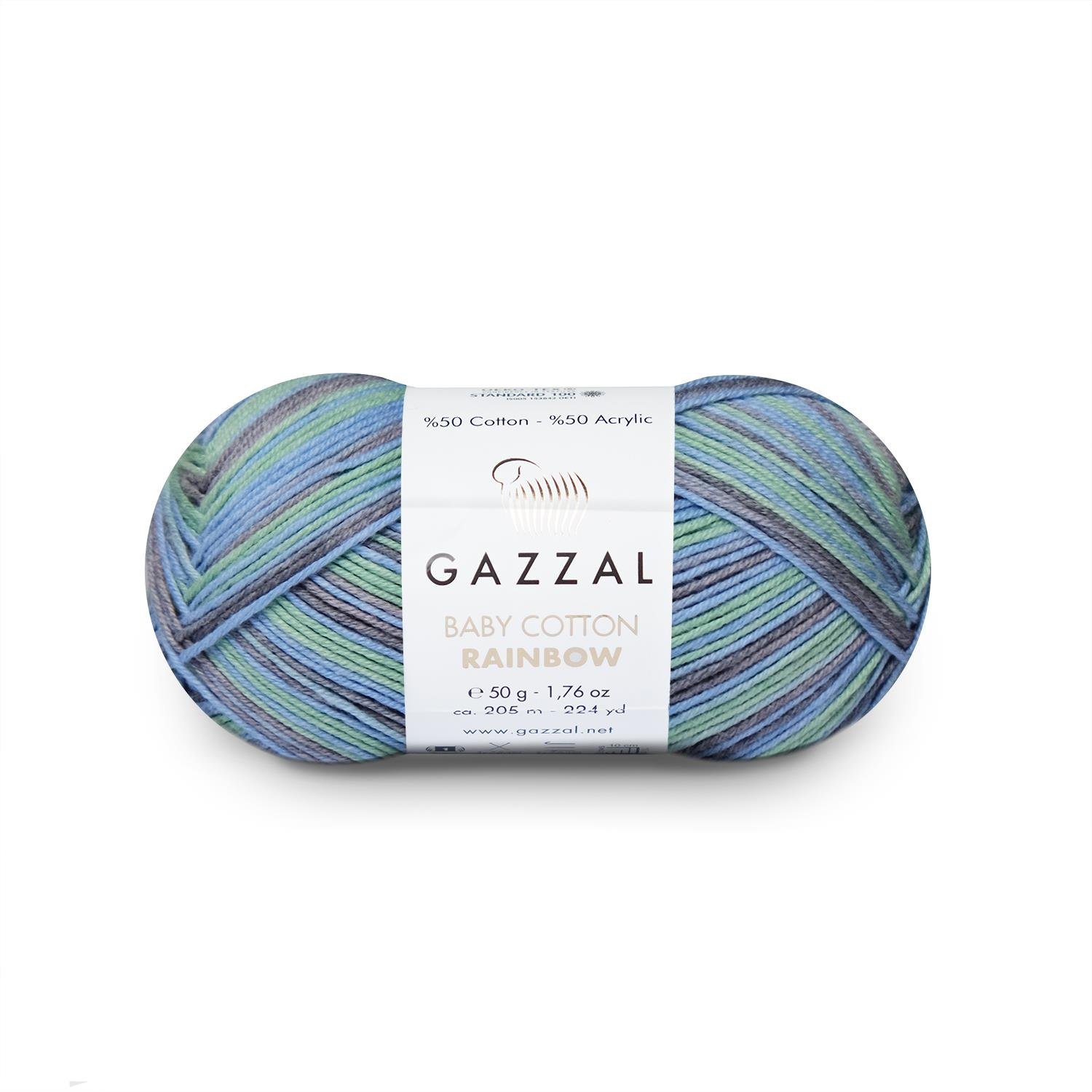 Gazzal Baby Cotton Rainbow 484