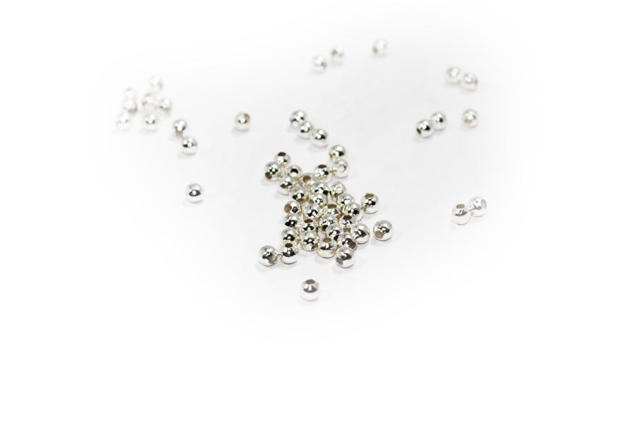 Gümüs Renk Metal Top Boncuk 4 mm 10 gr