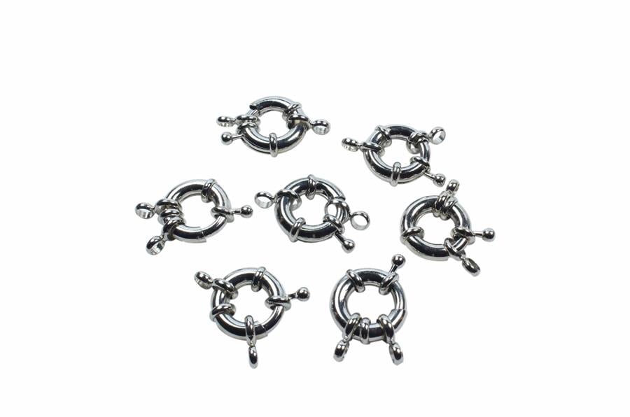 Halka Geçmeli Gümüş Renk Klips