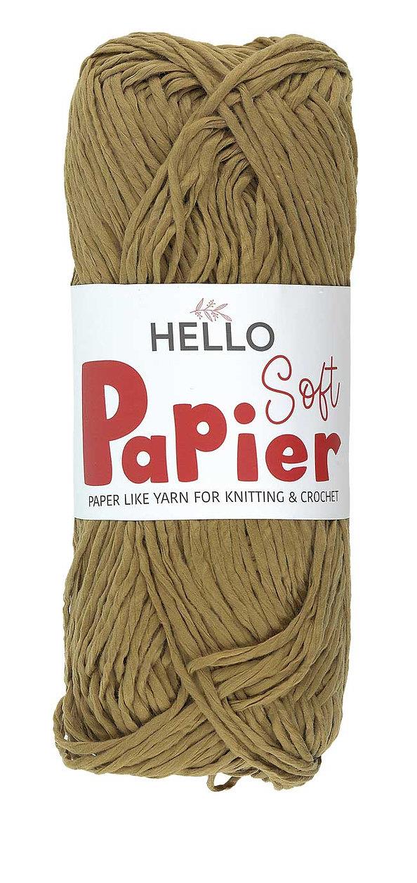 Hello Papier Soft Yumuşak Çanta İpi Koyu Bambu P04
