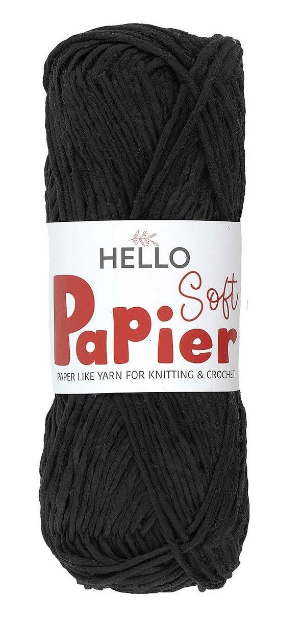 Hello Papier Soft Yumuşak Çanta İpi Siyah P10 