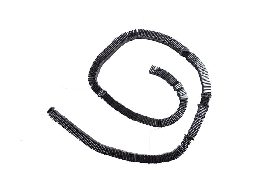 Hematit Taşı Kare Şeklinde Doğal Taş Dizisi 6 mm Model-01