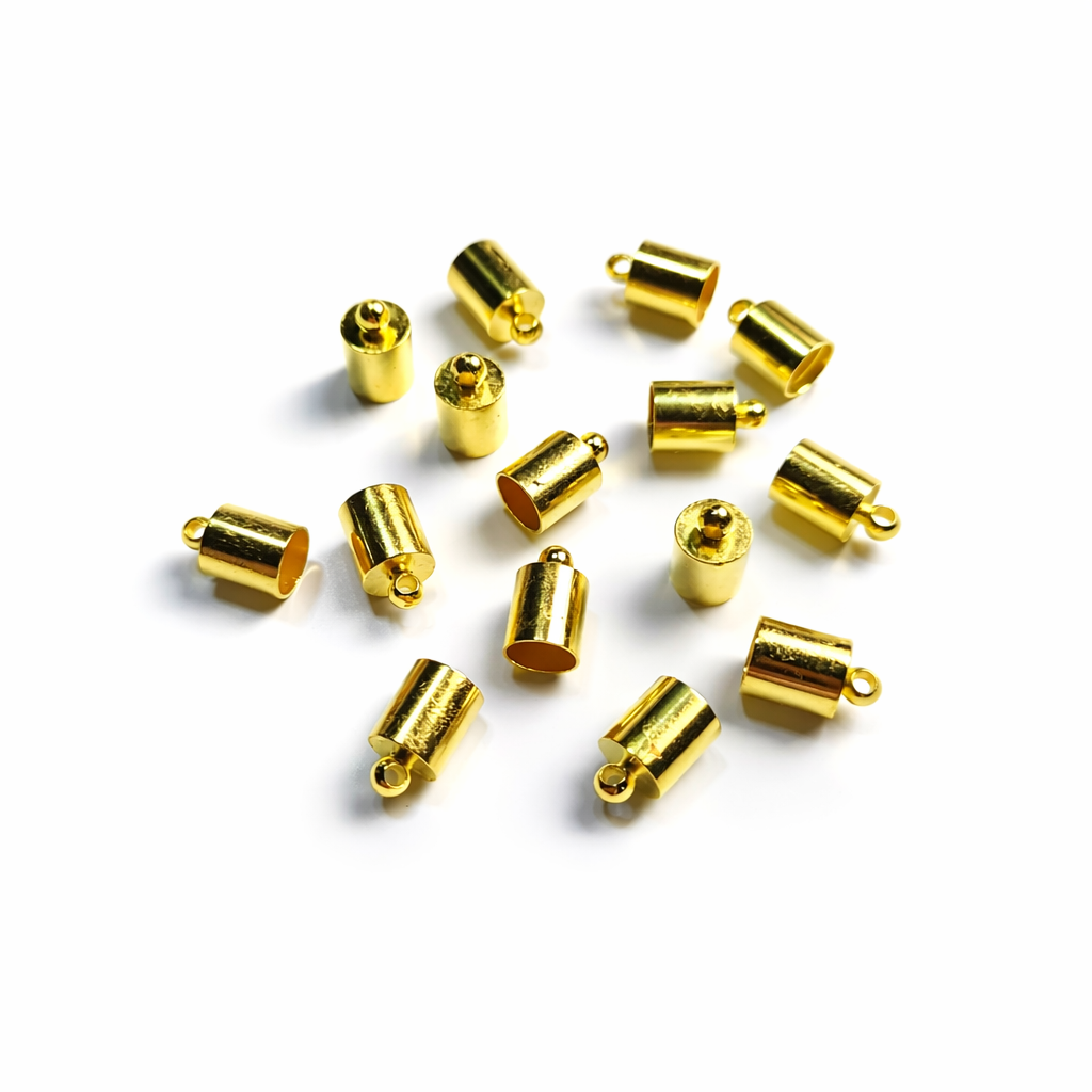 Huni Kapama Altın Sarısı Kolye ve Bileklik Takı Yapım Malzemesi 8 x13 mm 10 Adet 
