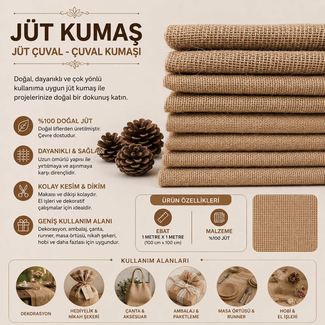 Jüt Kumaş - Jüt Çuval -Çuval Kumaşı 
