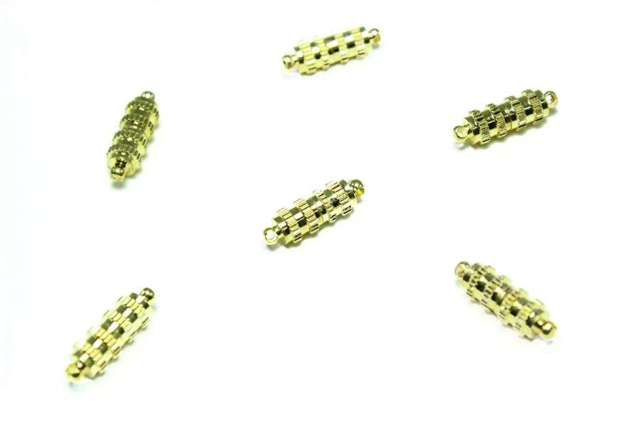 Kabartma Desenli Sarı Mıknatıslı Klips