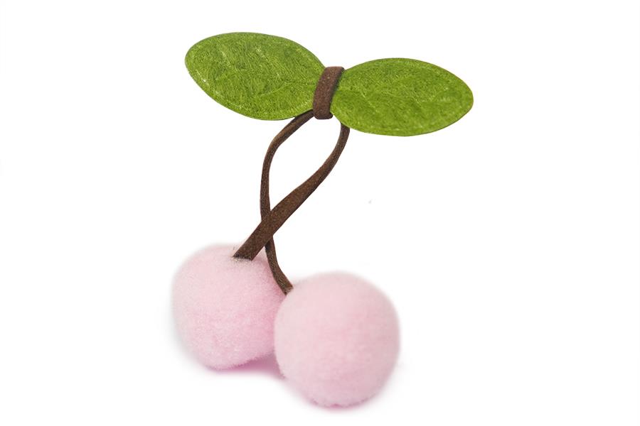 Keçe Ponpon Aksesuar Açık Pembe