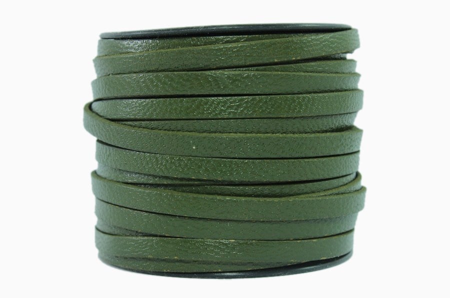 Keçi Derisi Asker Yeşili 3 mm-1014