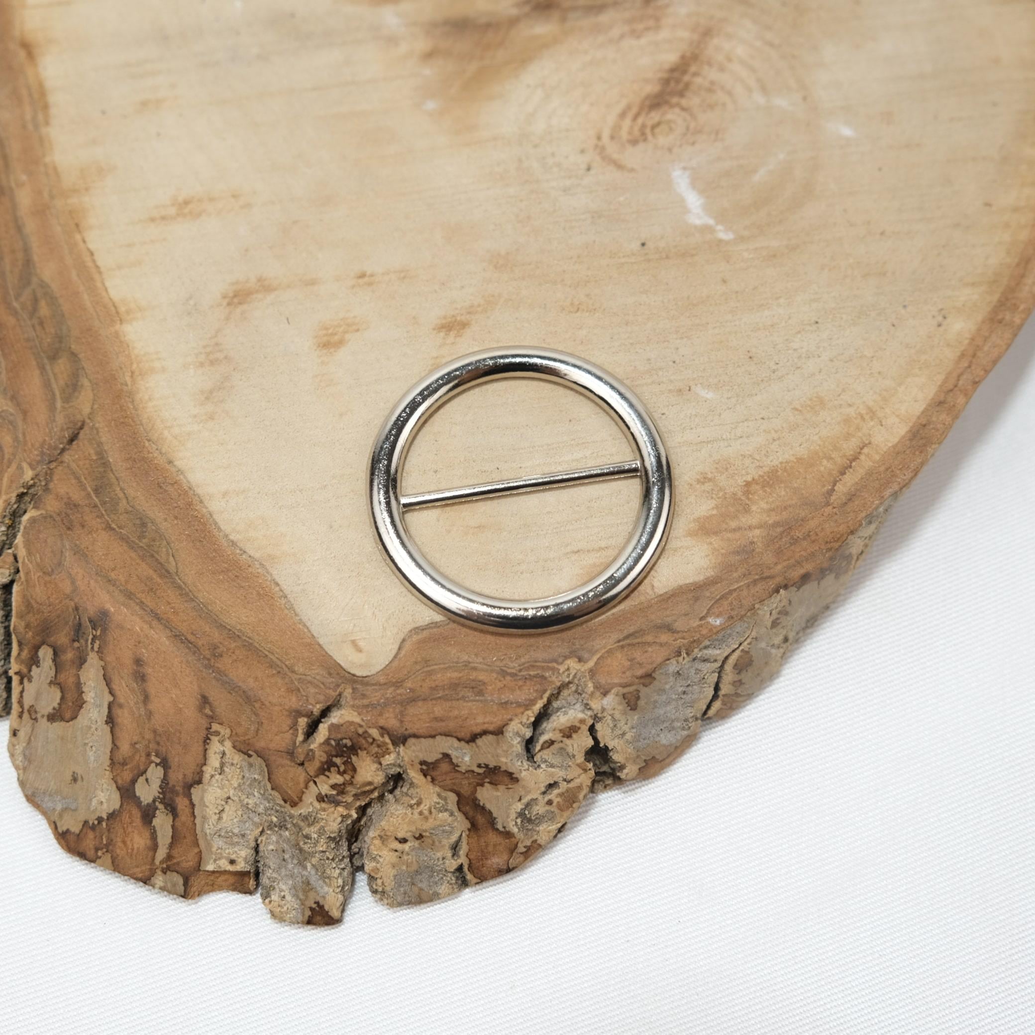Kemer Tokası Gümüş Renk Metal Aksesuar 3.5 cm