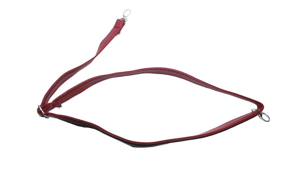 Kırmızı Ayarlanabilir Deri  Çanta Sapı