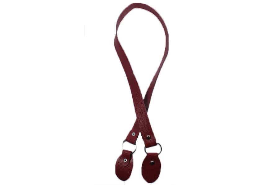 Kırmızı Deri Çanta Sapı