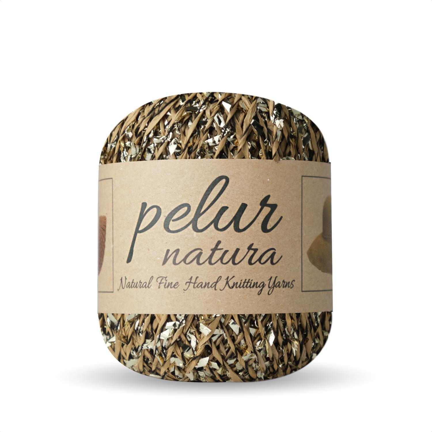 Konfeti Kağıt İp Natural Sarı