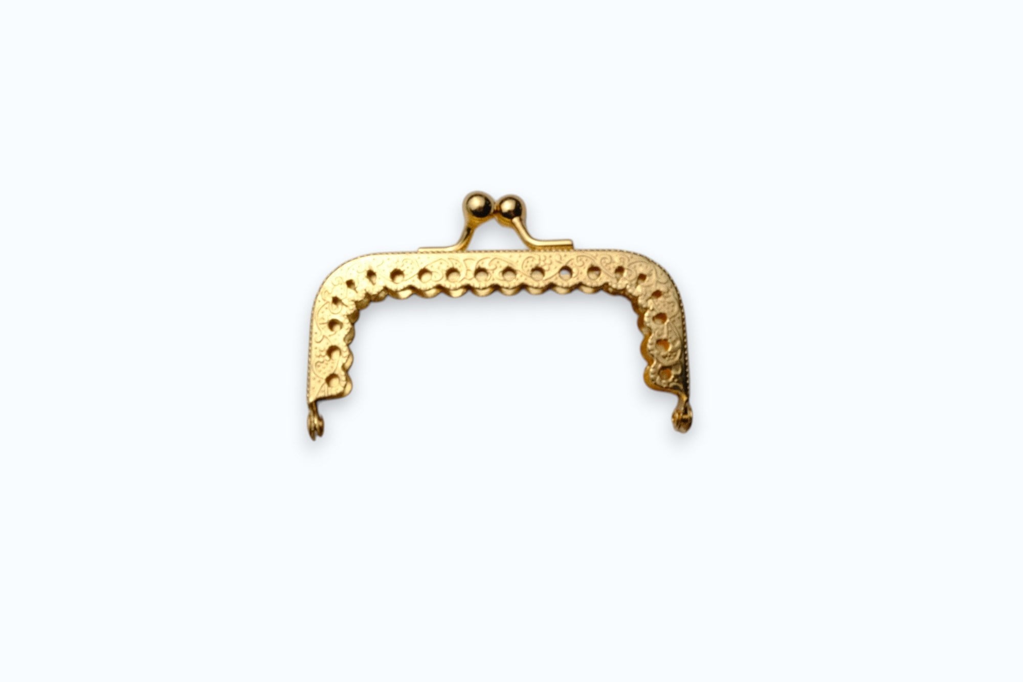 Köşeli Gold Renk Çanta ve Cüzdan Klipsi – Küçük Boy (8 cm)
