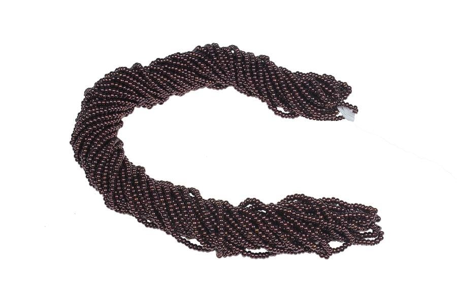 Koyu Mürdüm Kum Boncuk Dizisi