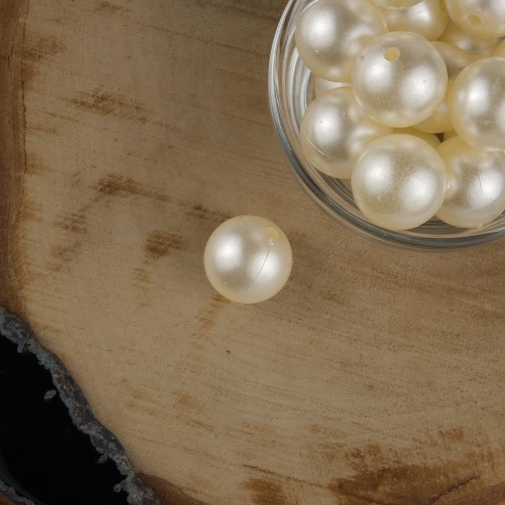 Krem Plastik İnci 18 mm 500 Gram