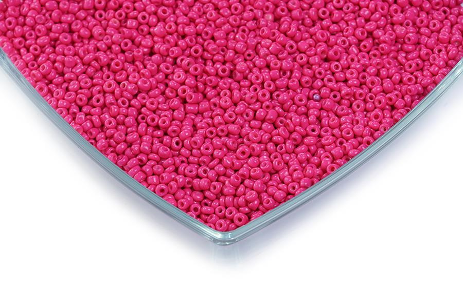 Kum Boncuk Koyu Pembe Rengi