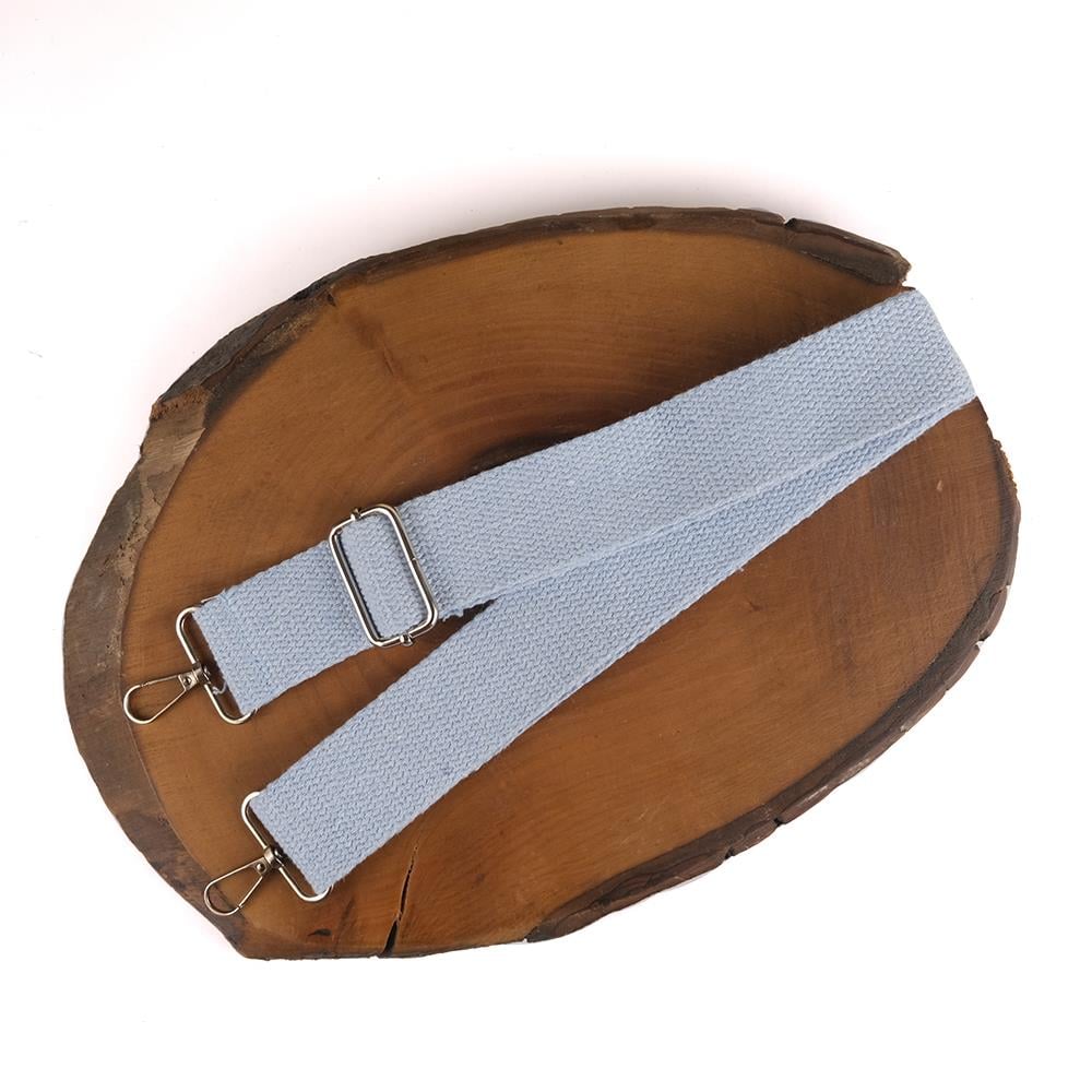 Kumaş Çanta Sapı Ayarlanabilir Çapraz Askı Model - Bebek Mavi