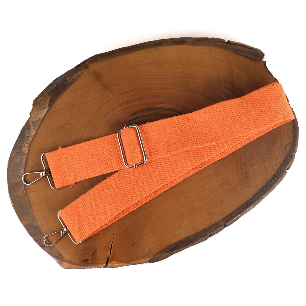 Kumaş Çanta Sapı Ayarlanabilir Çapraz Askı Model - Turuncu