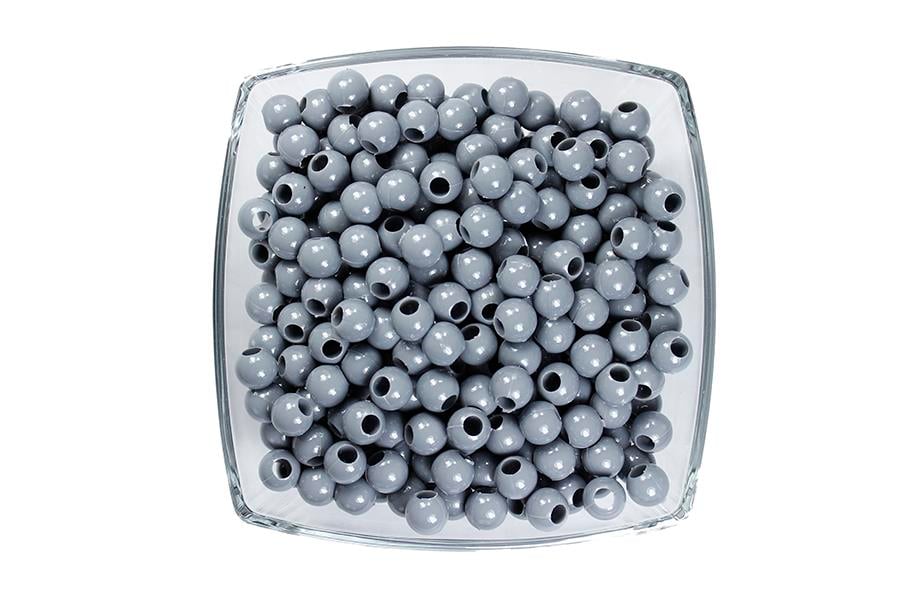 Makrome Boncuk Açık Gri