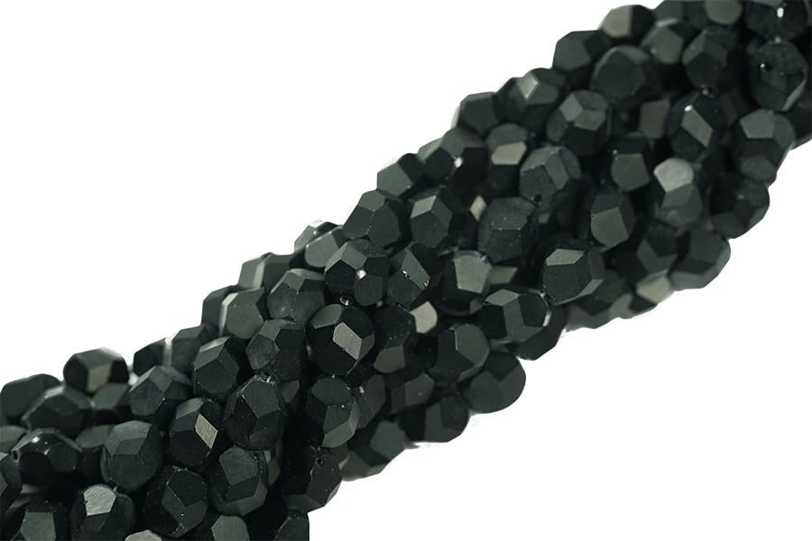 Mat Siyah Çek Kristali 10 mm