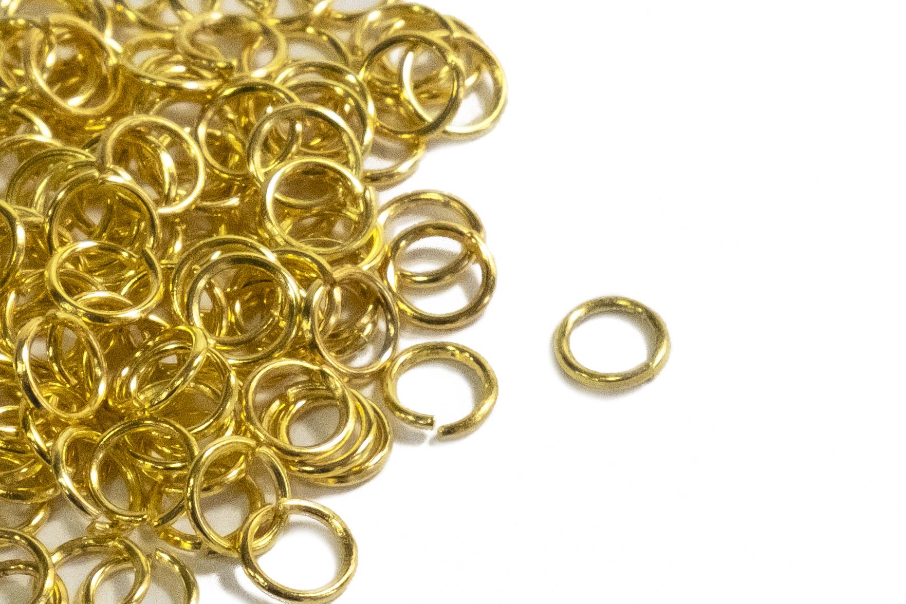 Metal Halka 5 mm 10 Gr - Altın