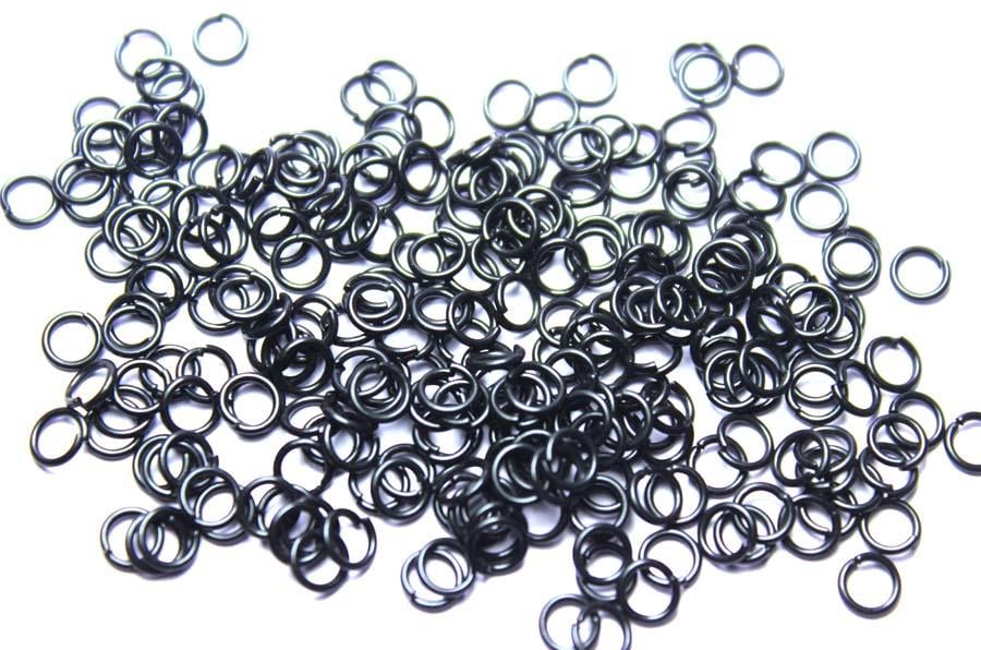 Metal Halka 5 mm 10 Gr - Siyah