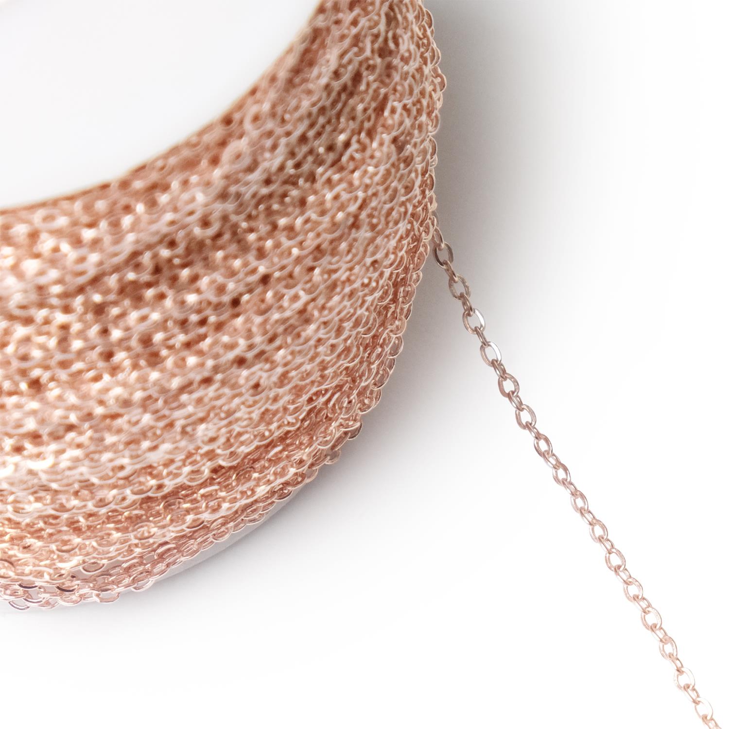 Metal Zincir 2 mm Rose 2 Metre Model-02
