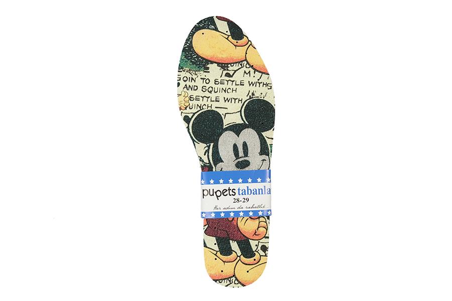 Mickey Mouse Desenli Çocuk & Bebek Taban 28-29