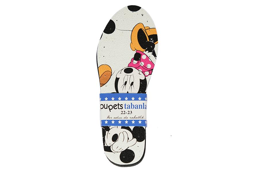 Mickey ve Minnie Desenli Çocuk & Bebek Taban 22-23