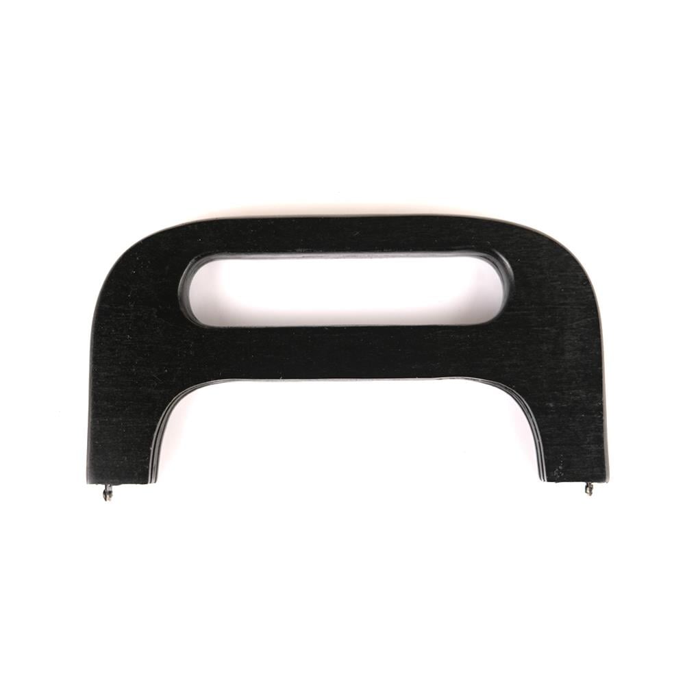 Mıknatıslı Ahşap Çanta Bursu Ahşap  Çanta Sapı Siyah