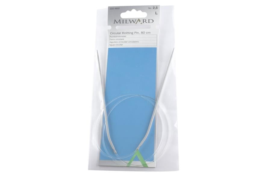 Milward 2,5 mm 80 cm Metal Misinalı Şiş
